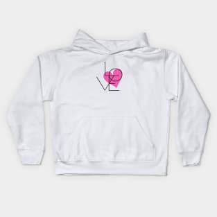 Love and Heart Kids Hoodie